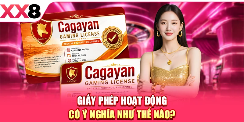 Giấy phép hoạt động có ý nghĩa như thế nào?