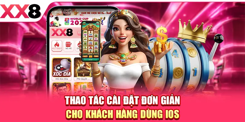 Thao tác cài đặt đơn giản cho khách hàng dùng IOS