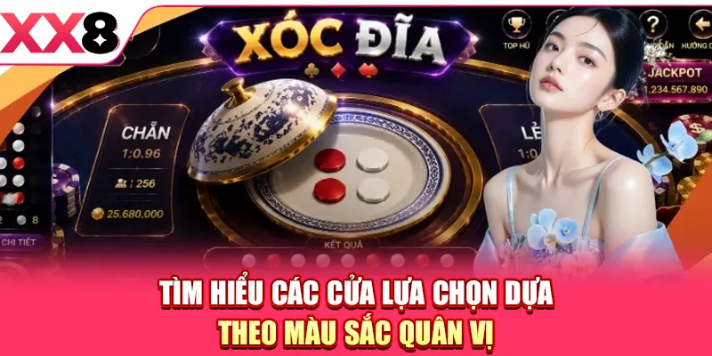 Tìm hiểu các cửa lựa chọn dựa theo màu sắc quân vị