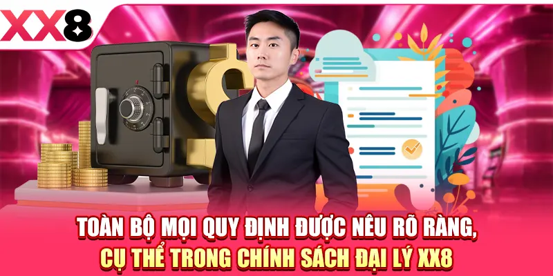 Toàn bộ mọi quy định được nêu rõ ràng, cụ thể trong chính sách đại lý XX8