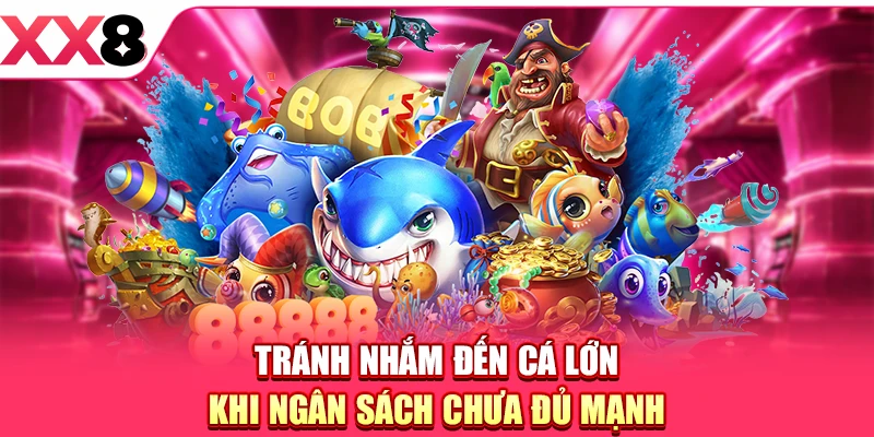 Tránh nhắm đến cá lớn khi ngân sách chưa đủ mạnh